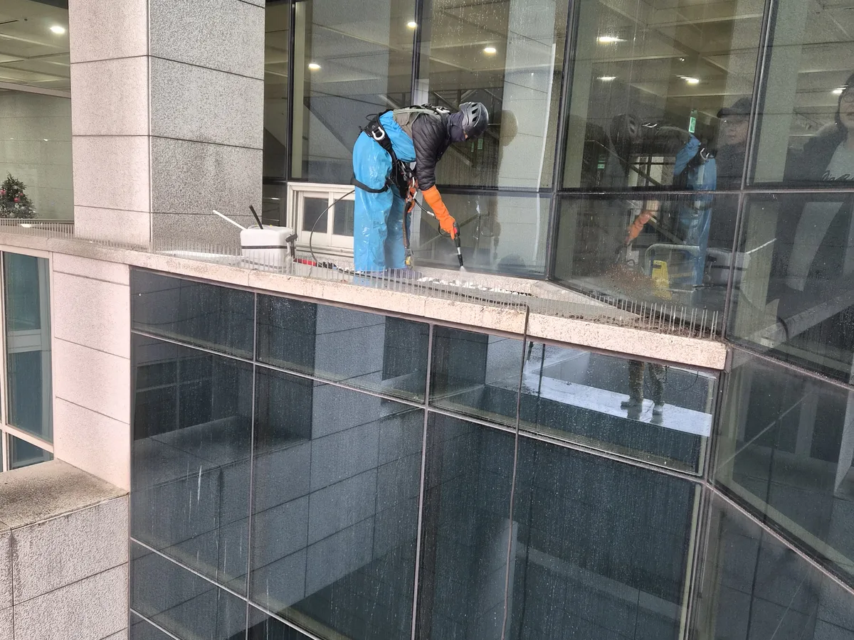 마포구 상수동 건물 복도·대기 동선 야간 위생청소 사례 - 행진크린