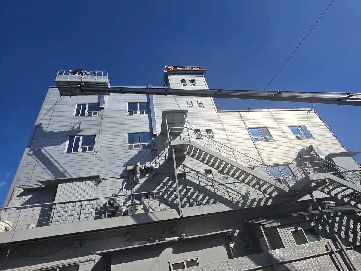 마포구 당인동 건물 화장실 세면대 살균 위생청소 사례 - 행진크린